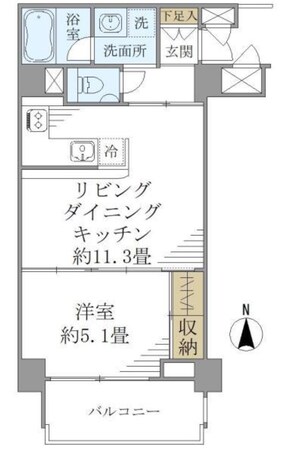 カナルグランデの物件間取画像